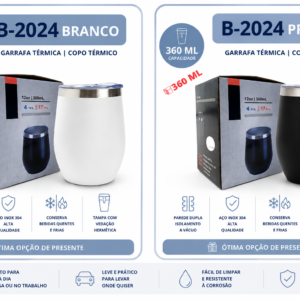 Copo Térmico Cuia 360ml